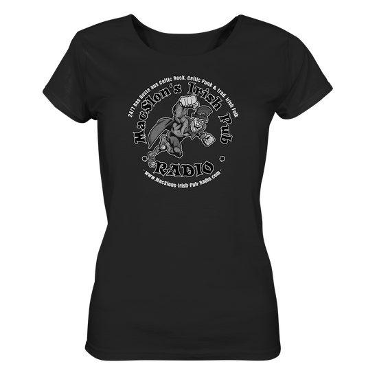 MacSlon's Radio "24/7 - Irish Superhero" - Ladies Organic Shirt