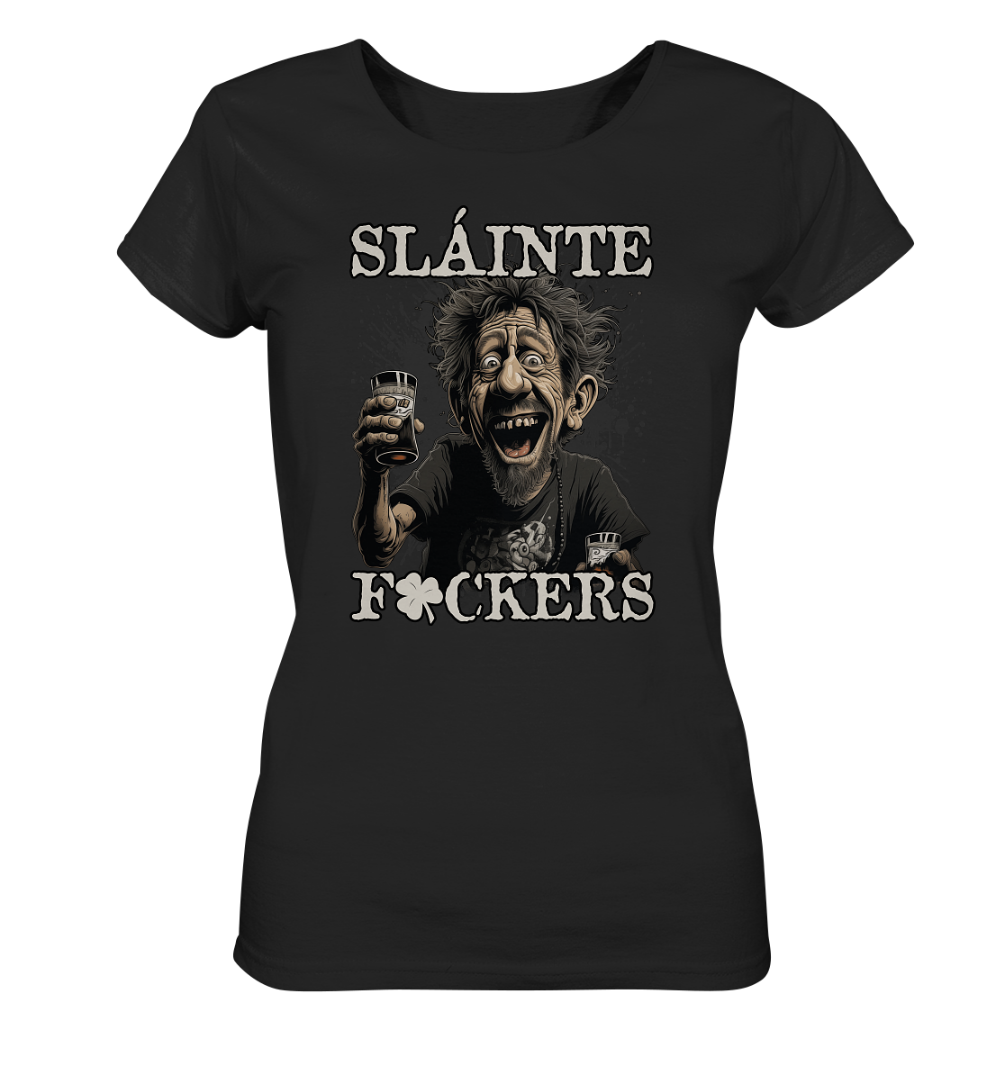 Sláinte F*ckers "O'Hooligan" - Ladies Organic Shirt