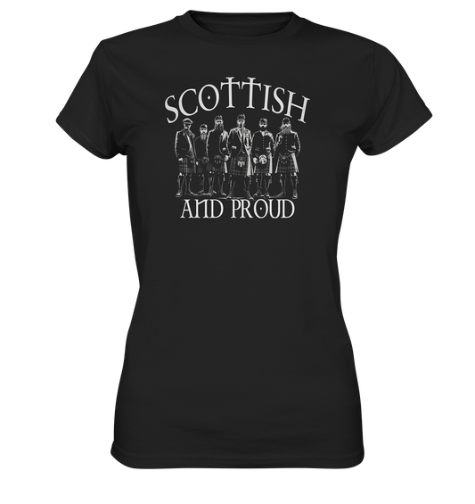 Scottish And Proud "Six Scotsmen" - Ladies Premium Shirt