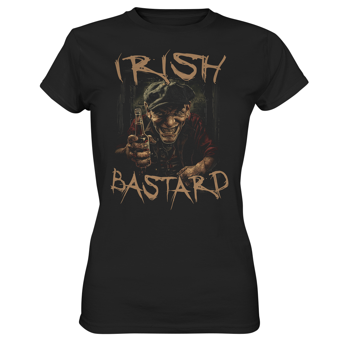 Irish Bastard "Old Irish Man VII"  - Ladies Premium Shirt