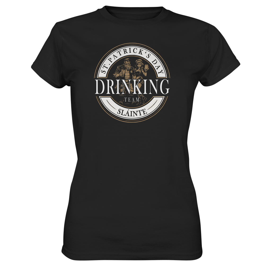 St. Patrick's Day "Drinking Team / Sláinte" - Ladies Premium Shirt