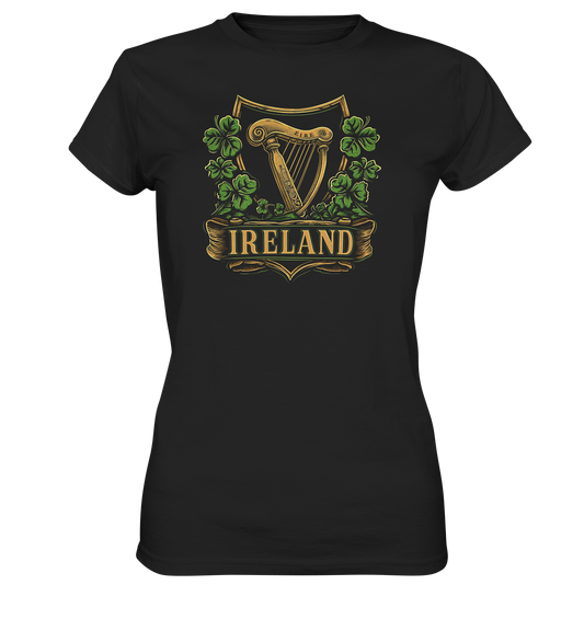 Ireland "Éire / Harp / Shamrock" - Ladies Premium Shirt