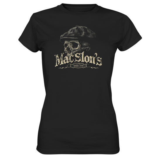 MacSlon's "Estd. 2009 / Flatcap-Skull XII" - Ladies Premium Shirt