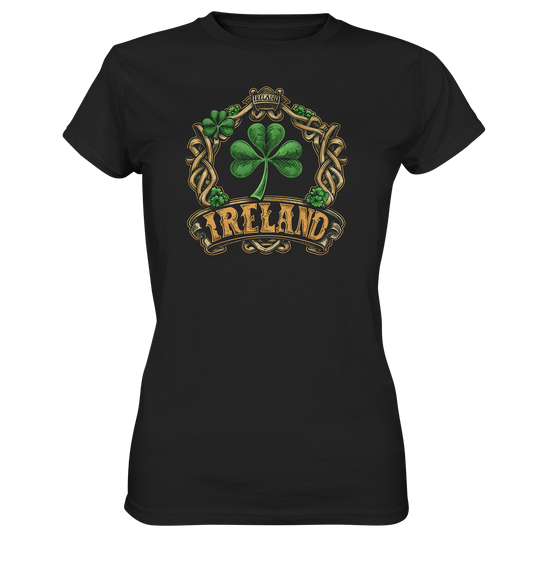 Ireland "Shamrock / Crest III" - Ladies Premium Shirt