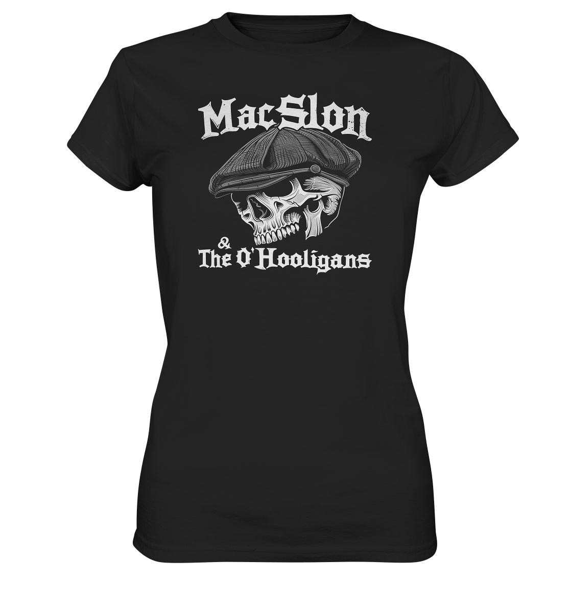 MacSlon & The O'Hooligans "Flatcap-Skull I" - Ladies Premium Shirt