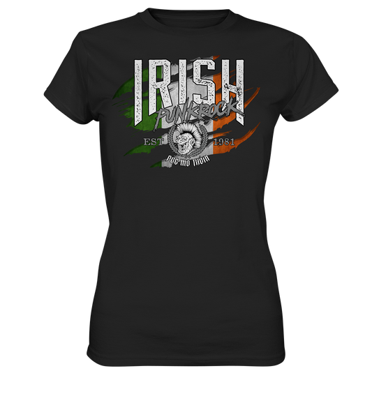 Póg Mo Thóin Streetwear "Irish Punkrock / Scratch" - Ladies Premium Shirt