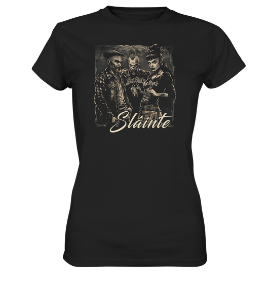 Sláinte "Group Of Punks I" - Ladies Premium Shirt