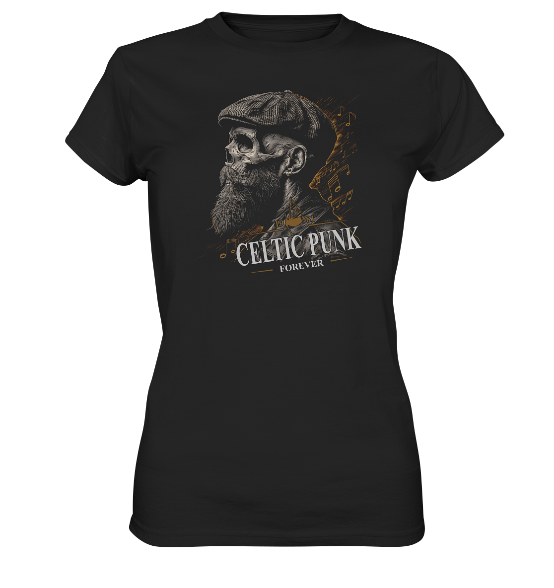 Celtic Punk "Forever / Flatcap-Skull I"  - Ladies Premium Shirt