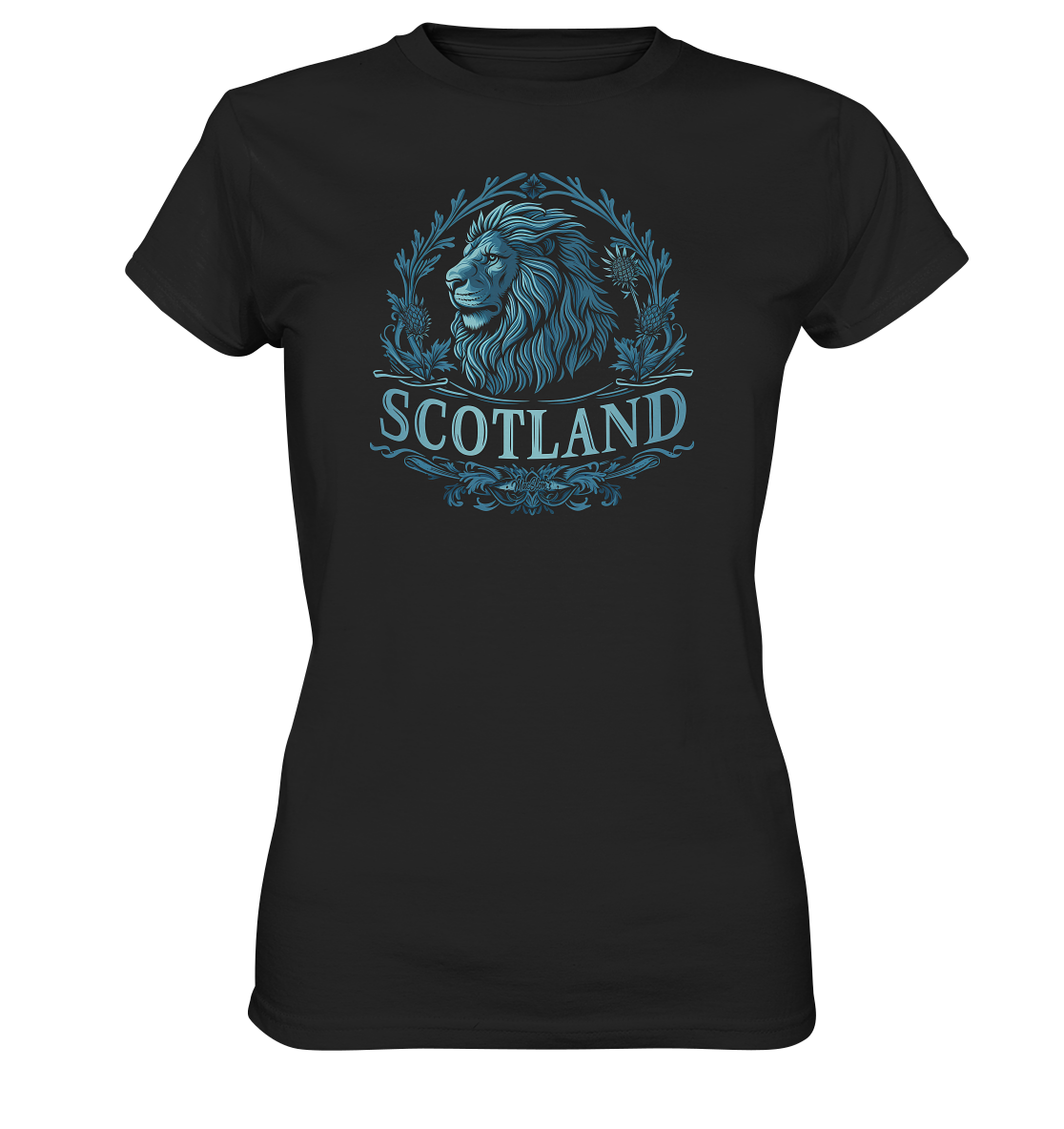 Scotland "Lion / Thistle II" - Ladies Premium Shirt