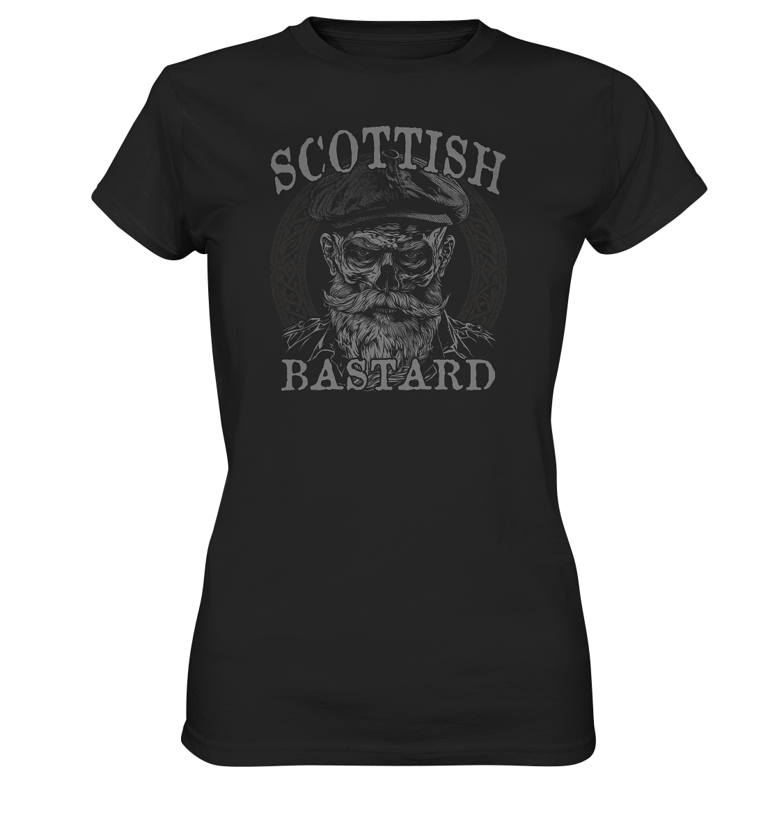 Scottish Bastard "Flatcap Skull I" - Ladies Premium Shirt