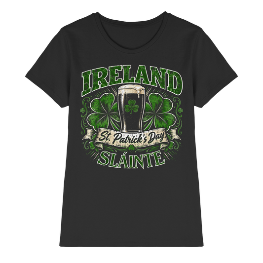 Ireland "St. Patrick's Day"  - Ladies Premium Shirt