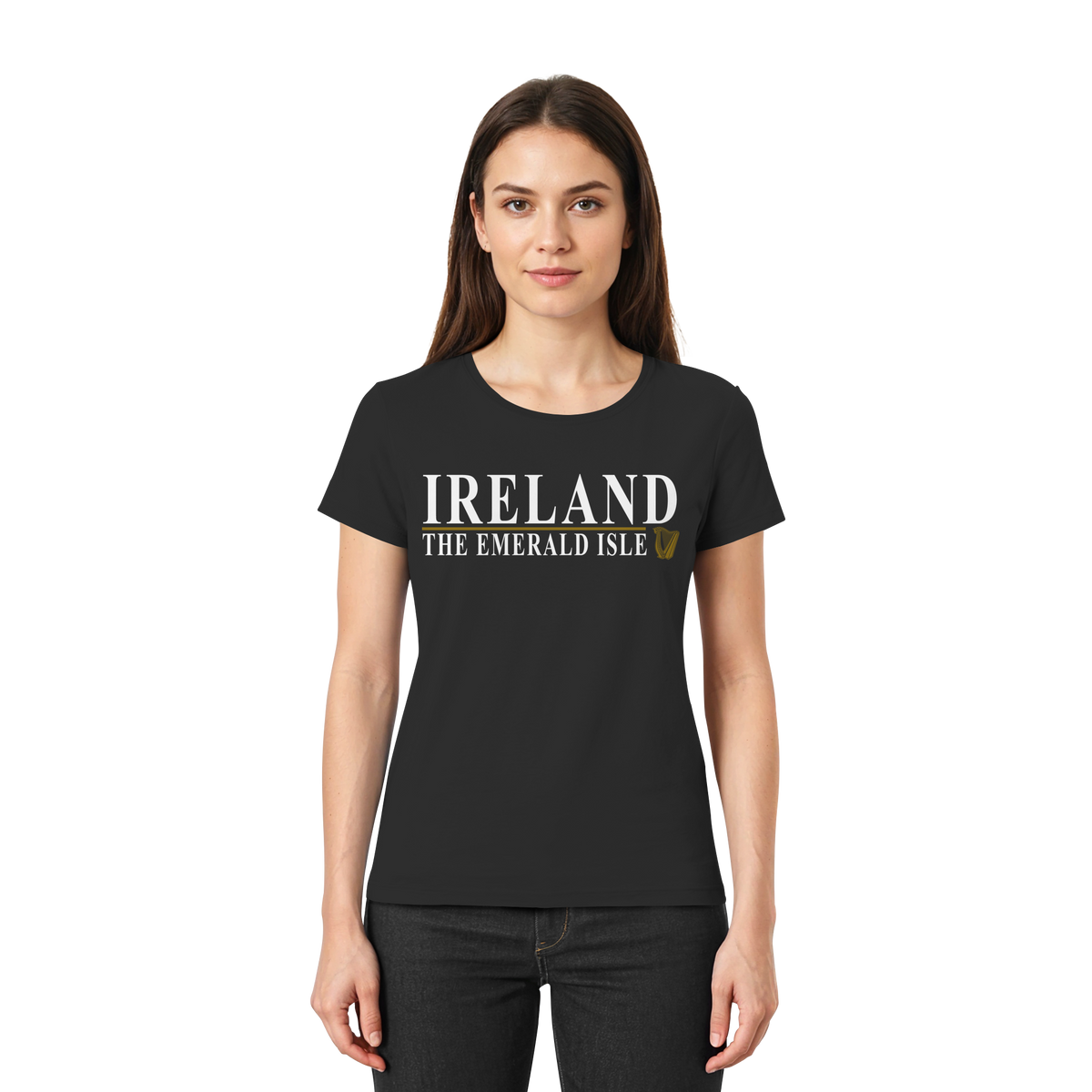 Ireland "The Emerald Isle"  - Ladies Premium Shirt