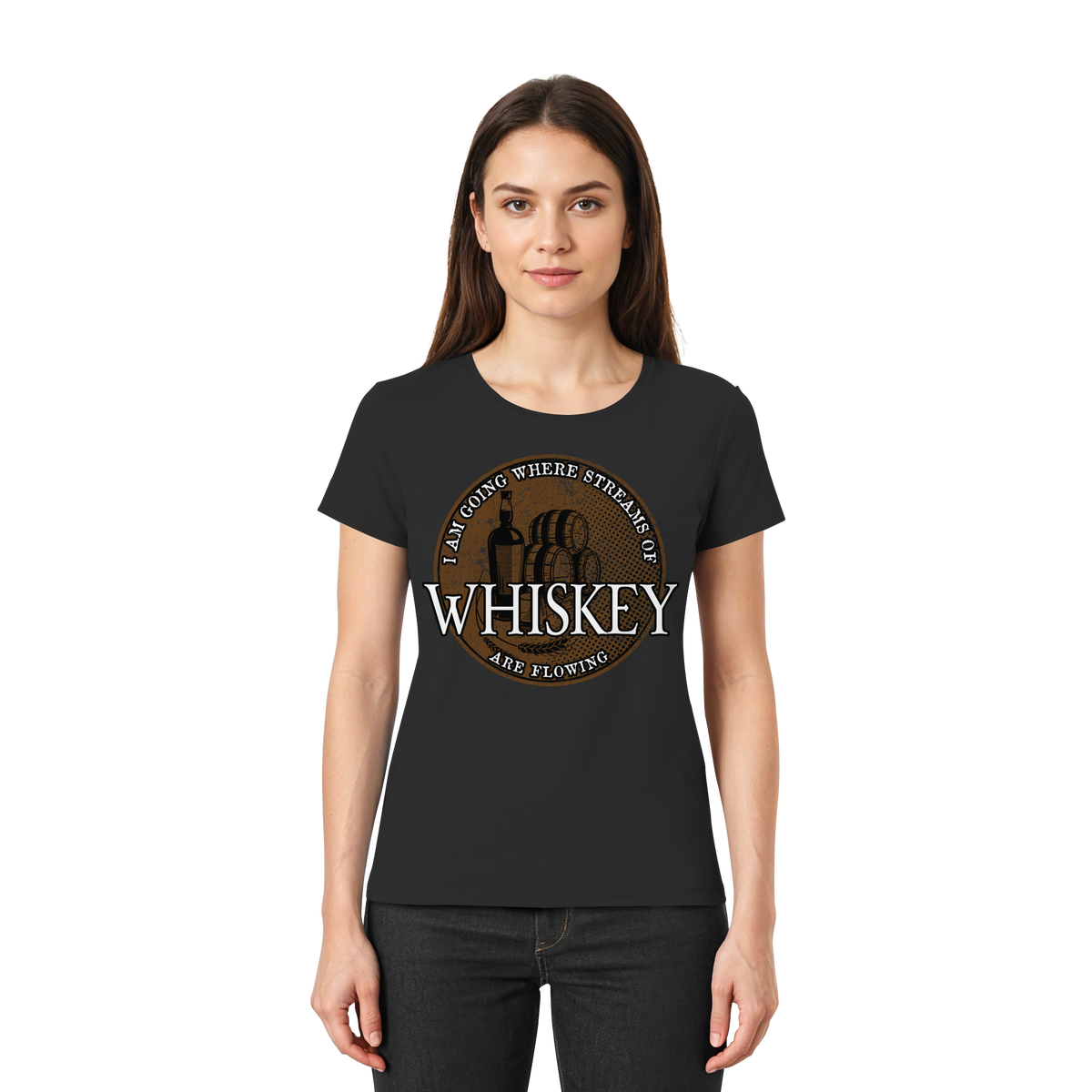 Streams Of Whiskey  - Ladies Premium Shirt