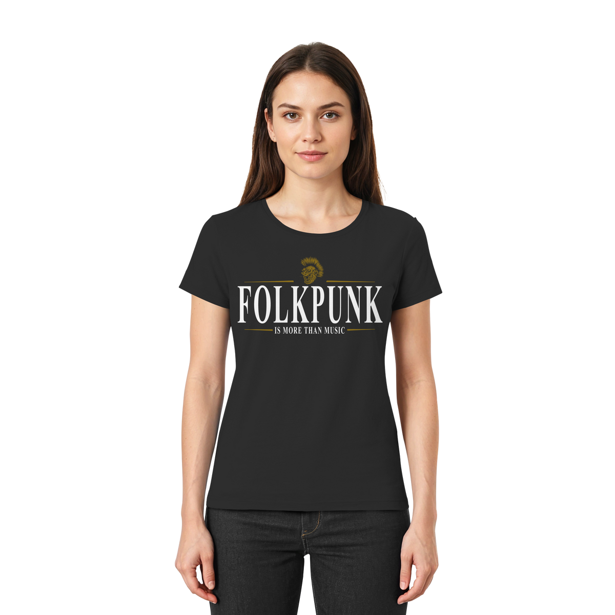 Folkpunk "Is More Than Music"  - Ladies Premium Shirt