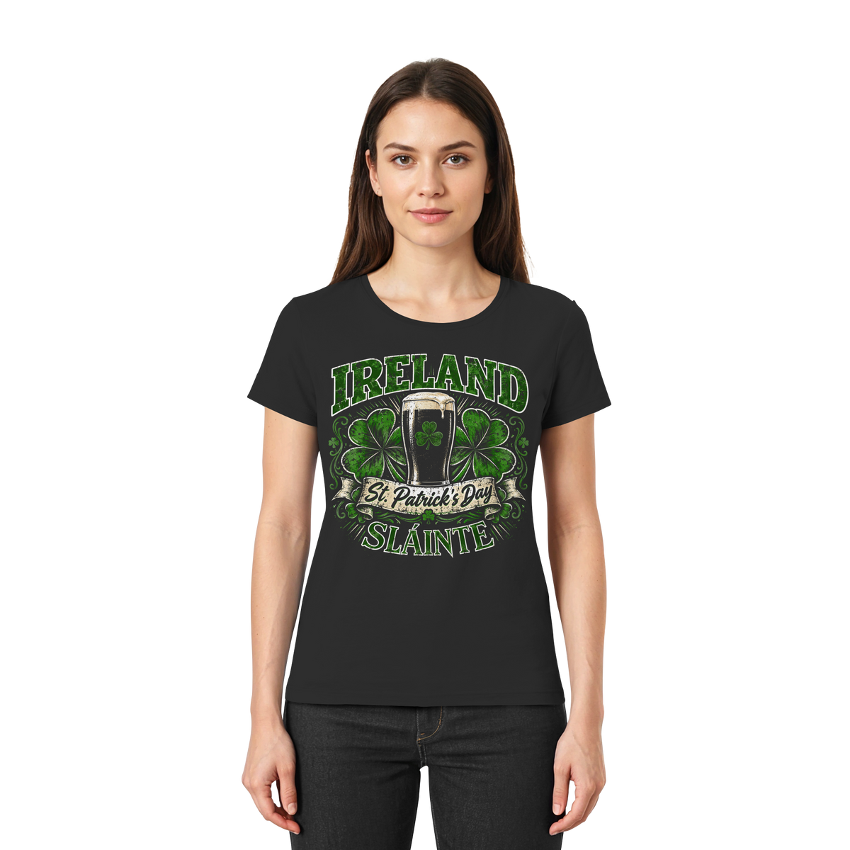 Ireland "St. Patrick's Day"  - Ladies Premium Shirt
