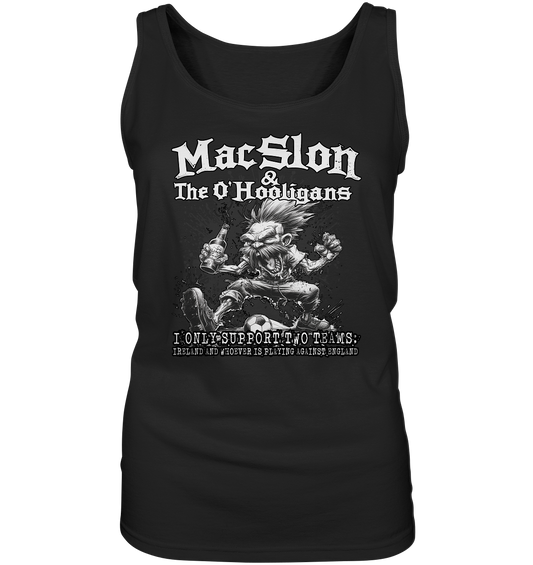 MacSlon & The O'Hooligans "I Only Support Two Teams..." - Ladies Tank-Top