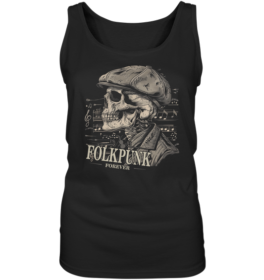 Folkpunk "Forever / Flatcap-Skull I" - Ladies Tank-Top