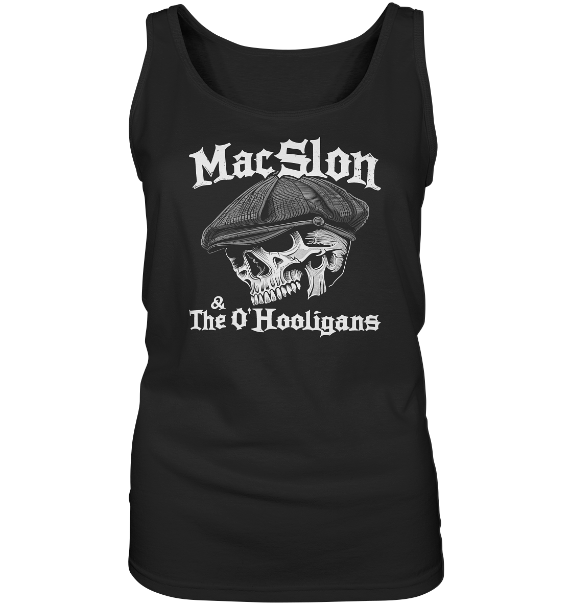 MacSlon & The O'Hooligans "Flatcap-Skull I" - Ladies Tank-Top