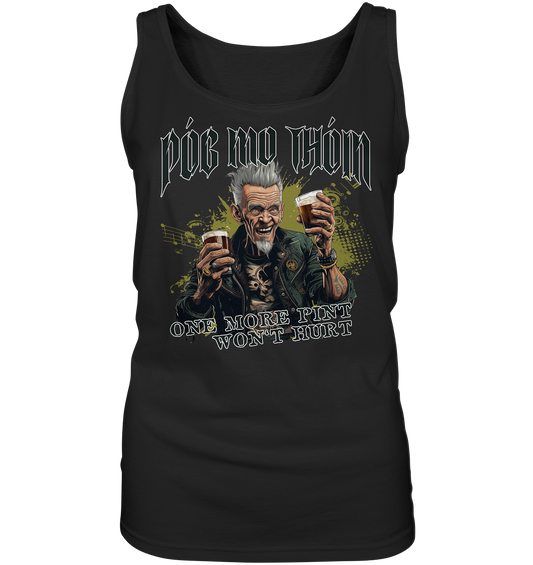 Póg Mo Thóin Streetwear "One More Pint" - Ladies Tank-Top