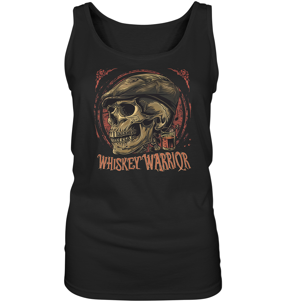 Whiskey Warrior "Flatcap-Skull I"  - Ladies Tank-Top