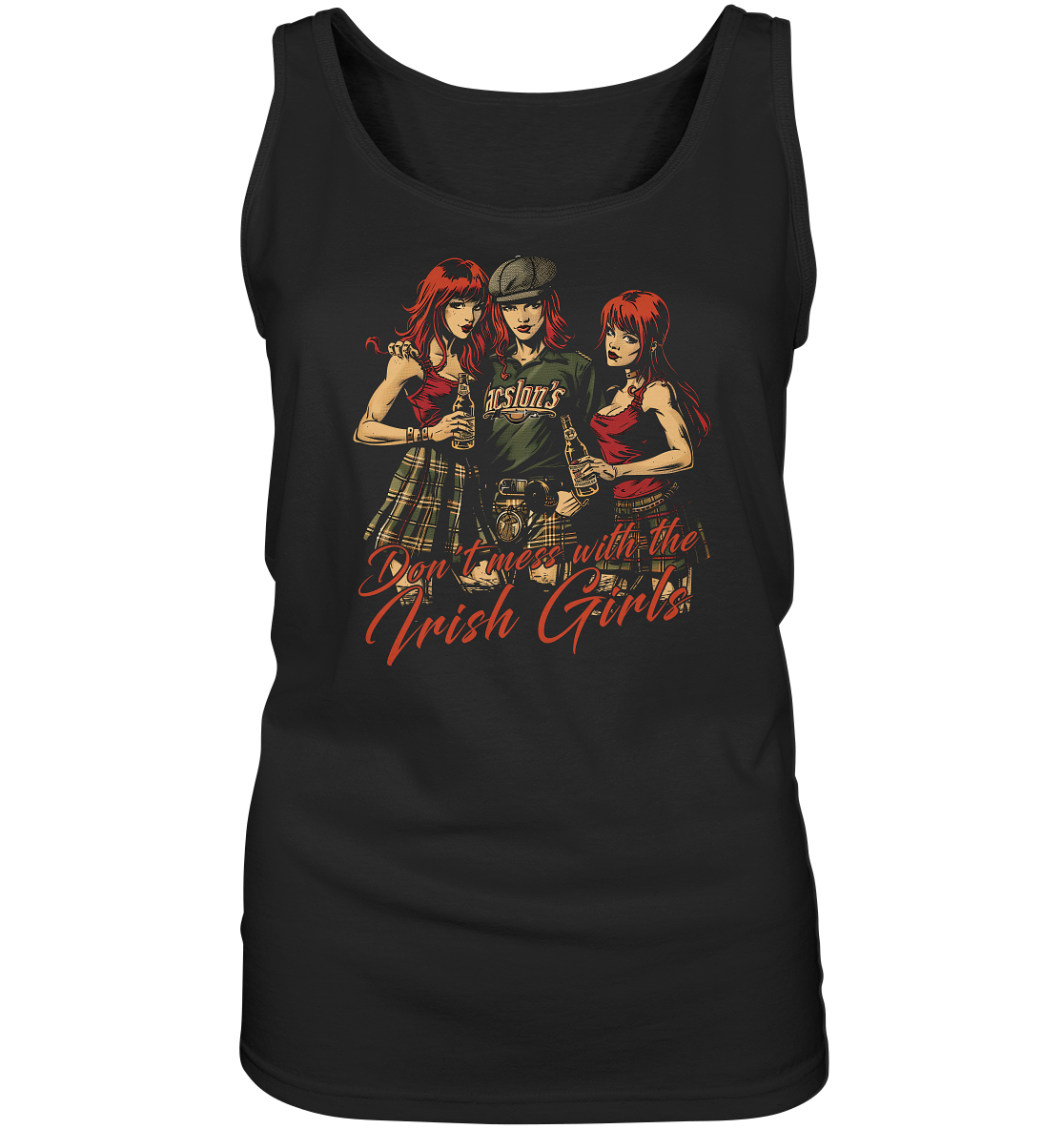 Don't Mess With The Irish Girls - Ladies Tank-Top