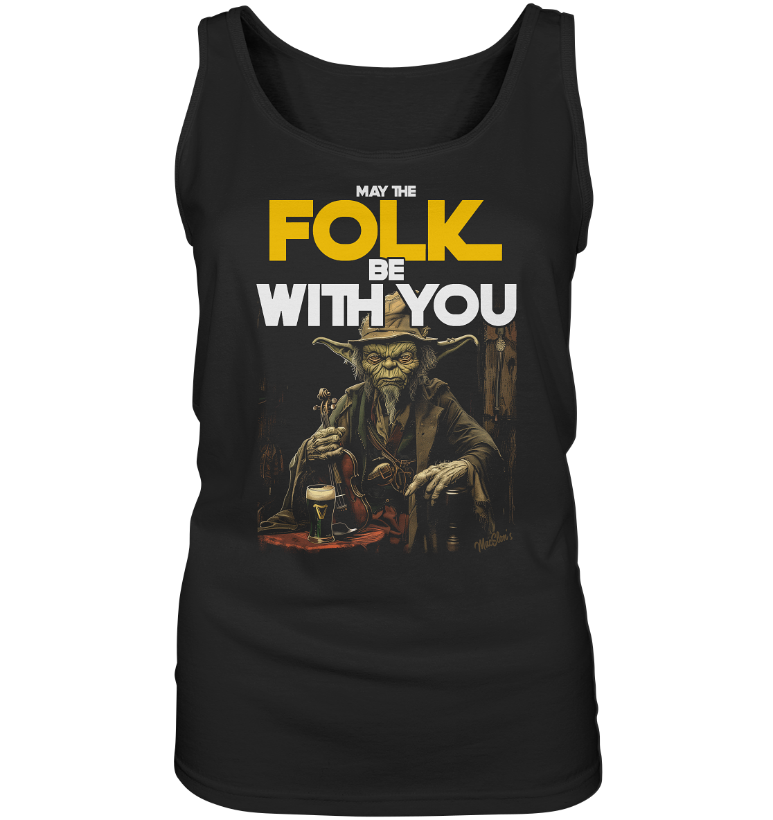 May The Folk Be With You "Leprechaun" - Ladies Tank-Top