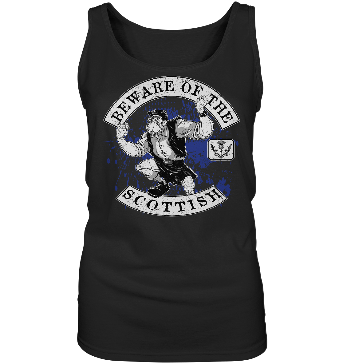 Beware Of The Scottish - Ladies Tank-Top