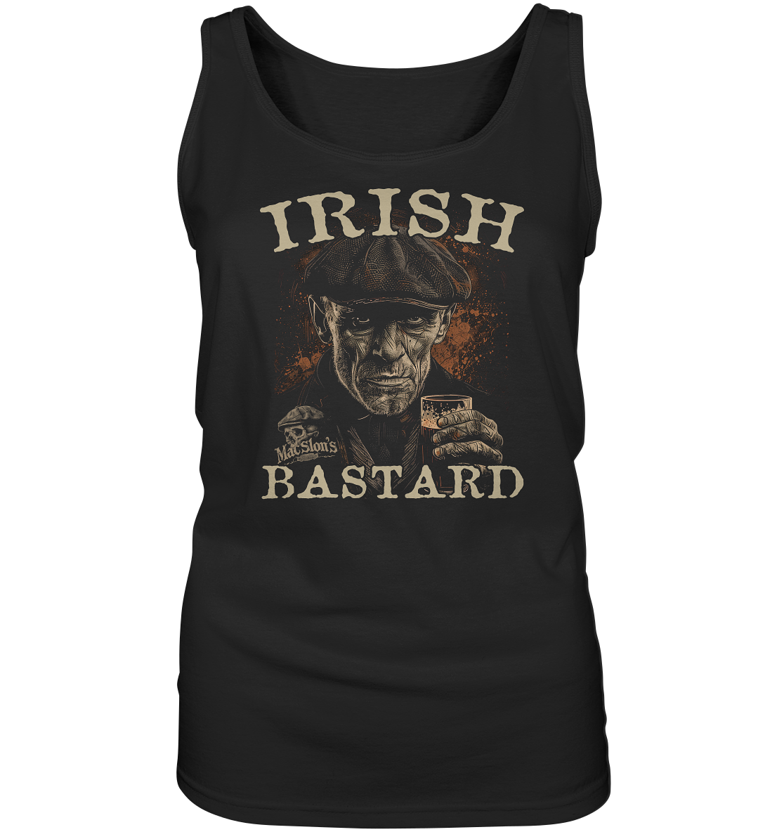 Irish Bastard "Old Irish Man V" - Ladies Tank-Top