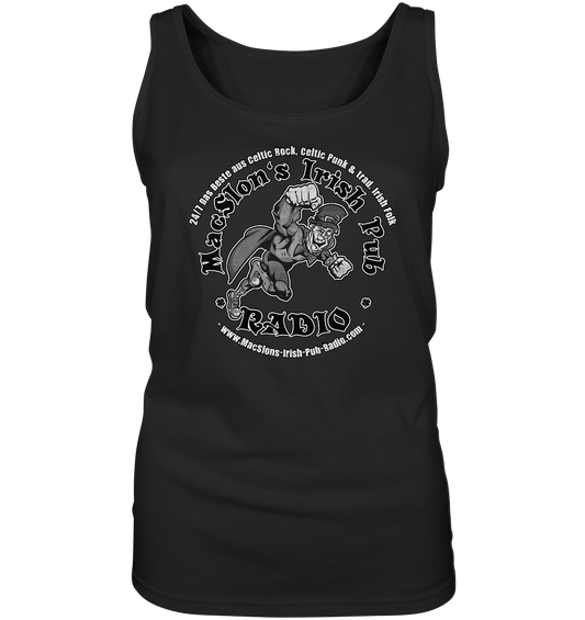 MacSlon's Radio "24/7 - Irish Superhero" - Ladies Tank-Top