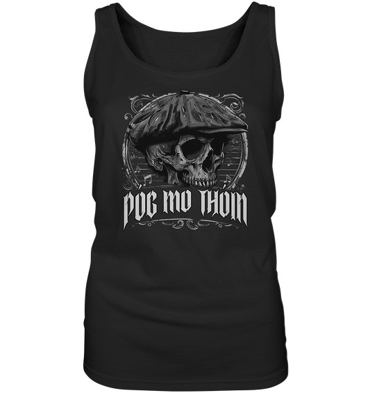 Póg Mo Thóin Streetwear "Flatcap-Skull III" - Ladies Tank-Top