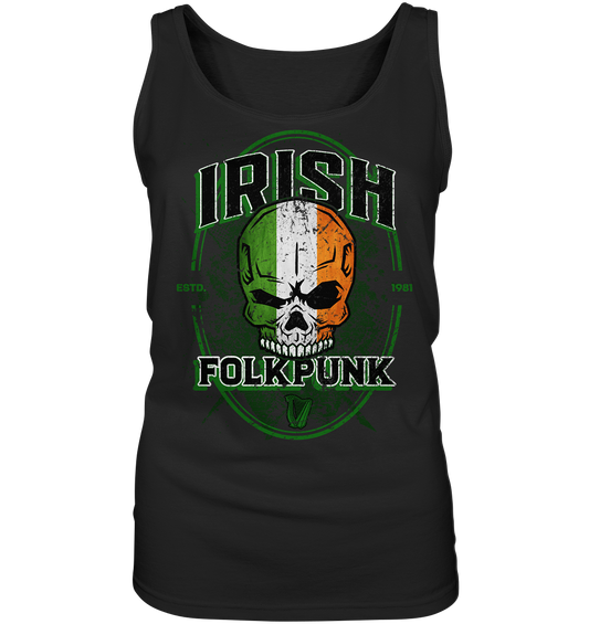 Irish Folkpunk "Skull" - Ladies Tank-Top