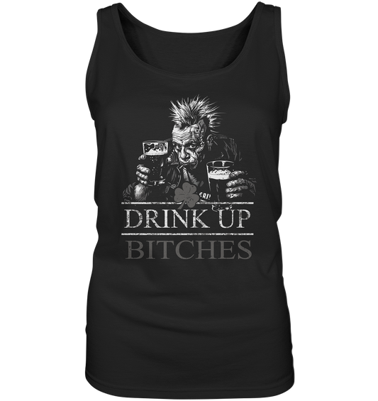 Drink Up Bitches "Punk I" - Ladies Tank-Top