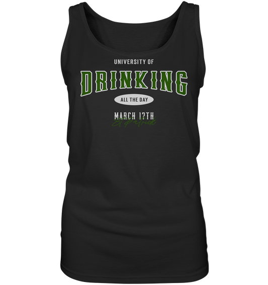 University of Drinking all the Day "St.Patrick" - Ladies Tank-Top