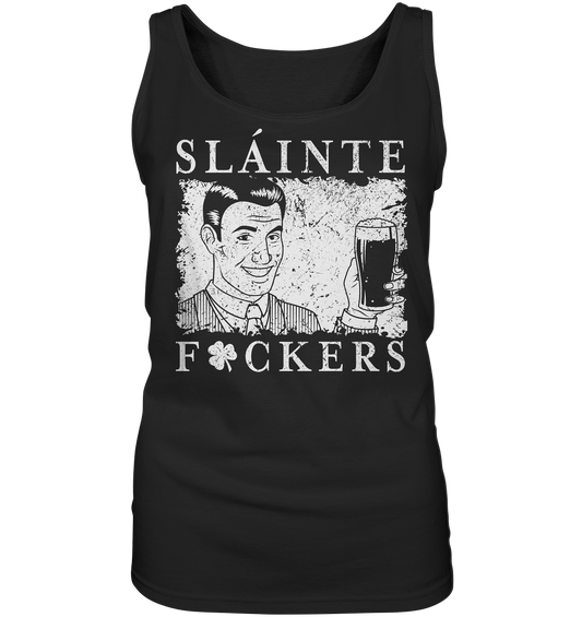 Sláinte "F*ckers" *Shamrock* - Ladies Tank-Top