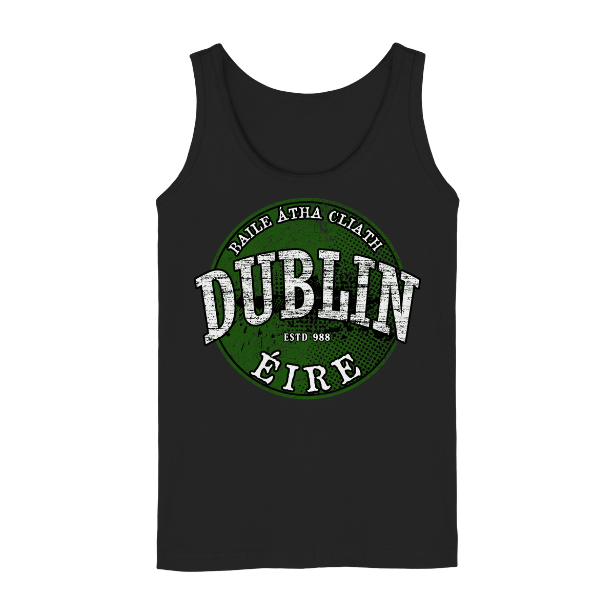 Dublin "Estd 988 / Baile Átha Cliath / Éire"  - Ladies Tank-Top