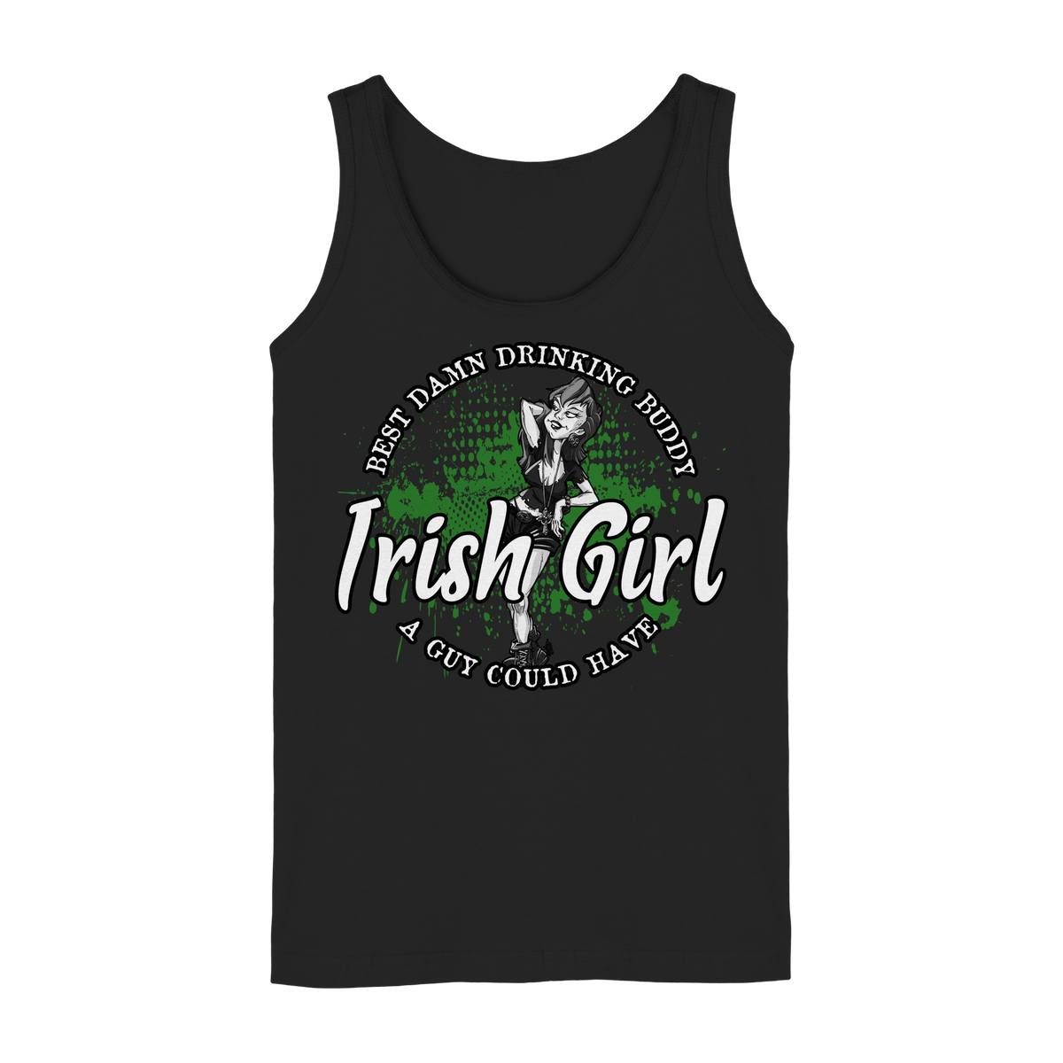 Irish Girl "Drinking Buddy"  - Ladies Tank-Top