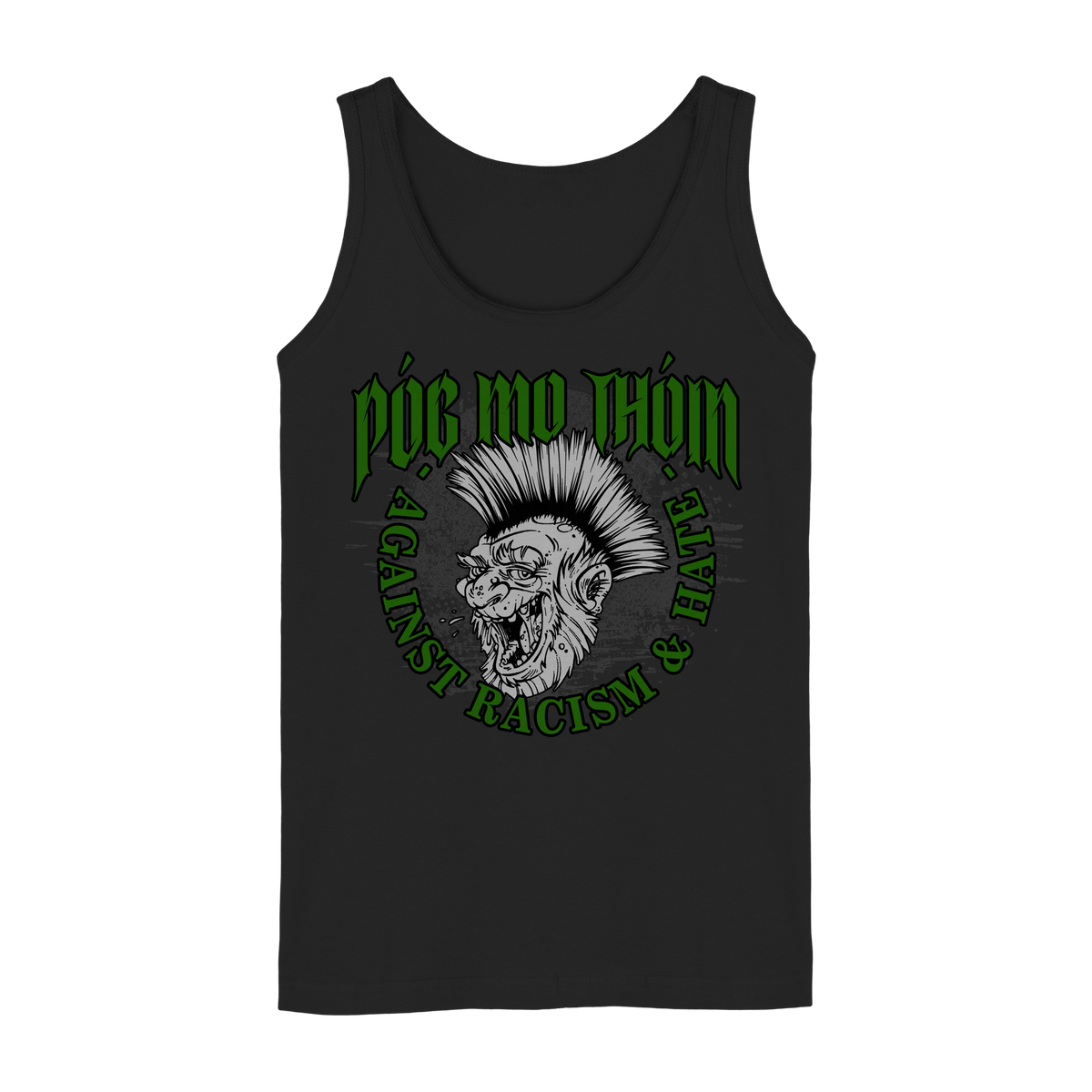 Póg Mo Thóin Streetwear "Against Racism & Hate"  - Ladies Tank-Top