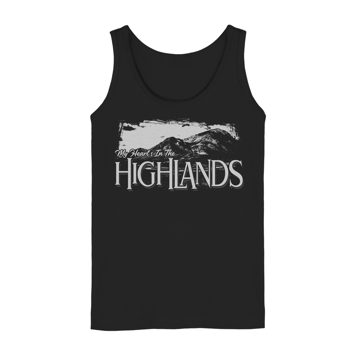 "My Heart's In The Highlands"  - Ladies Tank-Top