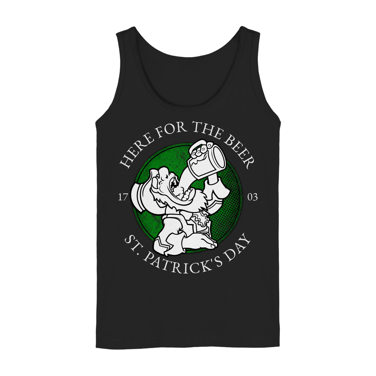 Here For The Beer "St. Patrick's Day"  - Ladies Tank-Top