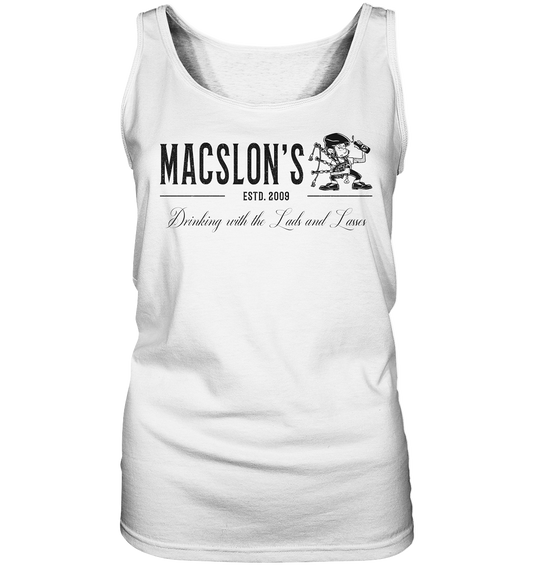 MacSlon's "Drinking With The Lads & Lasses" - Ladies Tank-Top