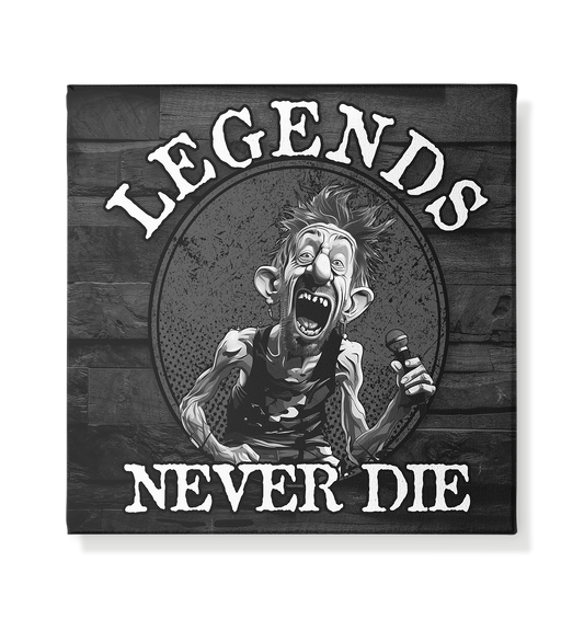Legends Never Die - Leinwand 20x20cm