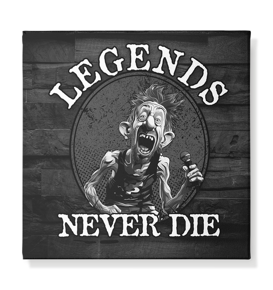 Legends Never Die - Leinwand 30x30cm