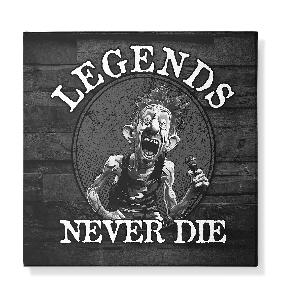 Legends Never Die - Leinwand 30x30cm