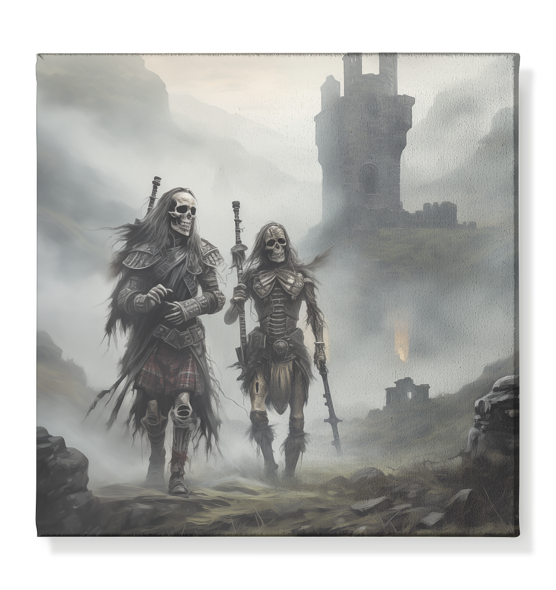 Celtic Warriors - Leinwand 40x40cm