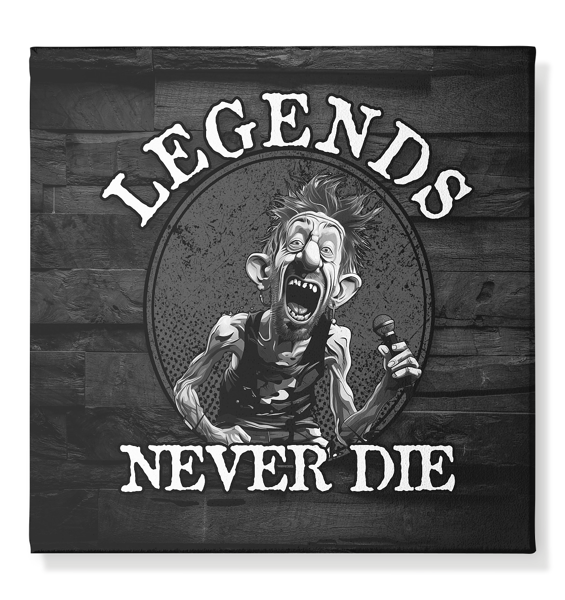 Legends Never Die - Leinwand 50x50cm