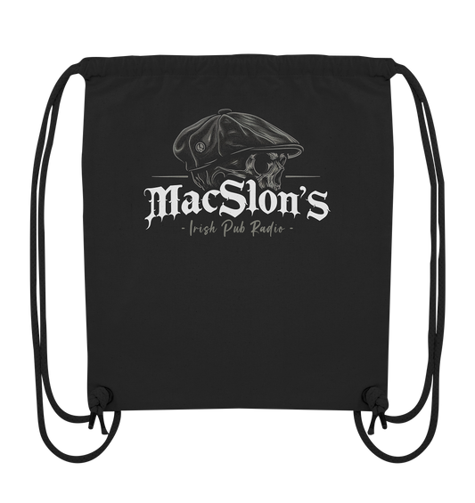 MacSlon's Irish Pub Radio "Flatcap-Skull I"  - Organic Gym-Bag