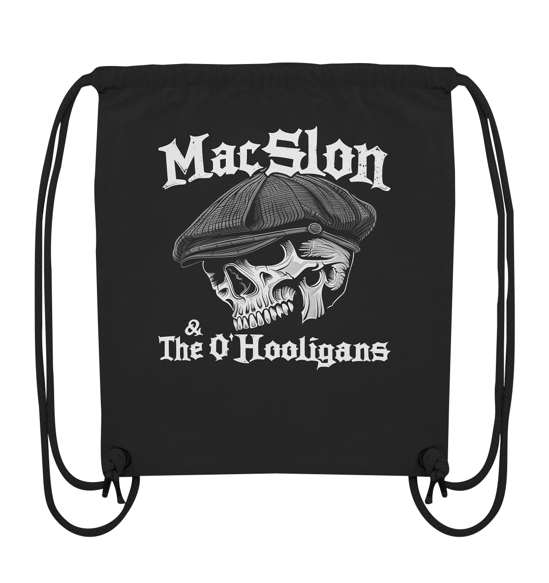 MacSlon & The O'Hooligans "Flatcap-Skull I" - Organic Gym-Bag