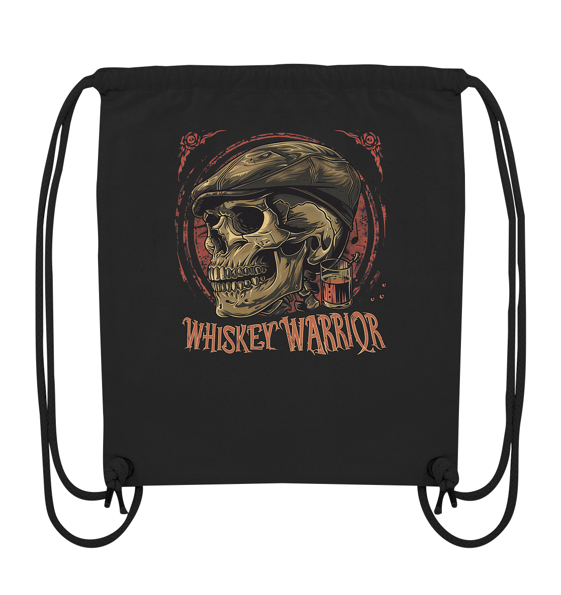 Whiskey Warrior "Flatcap-Skull I"  - Organic Gym-Bag