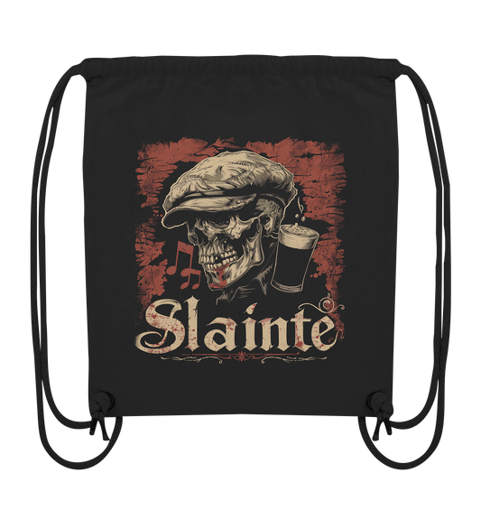 Slainte "Flatcap-Skull II" - Organic Gym-Bag