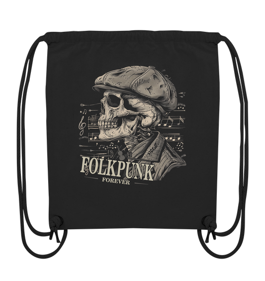 Folkpunk "Forever / Flatcap-Skull I" - Organic Gym-Bag